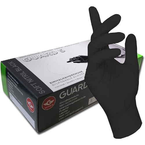 sin látex guantes médicos desechables certificados CE según EN455 hipoalergénicos 200 guantes de nitrilo sin polvo 200 guantes L 
